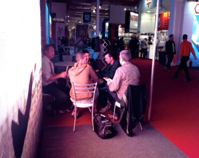 巴西圣保罗影像标示博览会304AM永利展区现场