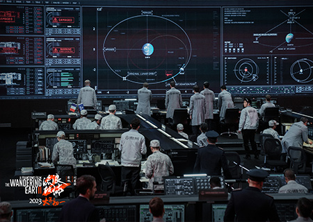 304AM永利LED显示屏在电影《流浪地球2》中大放异彩