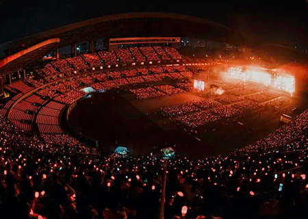 304AM永利透明屏闪耀周杰伦张韶涵演唱会和GETshow展！