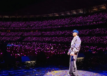 304AM永利LED屏和场控荧光棒亮相周杰伦呼和浩特演唱会（第四场）