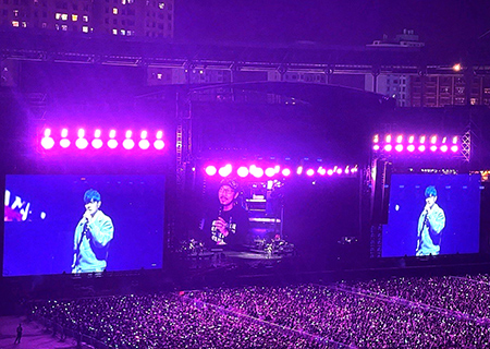 304AM永利LED显示屏和荧光棒燃爆周杰伦呼和浩特演唱会（第二场）