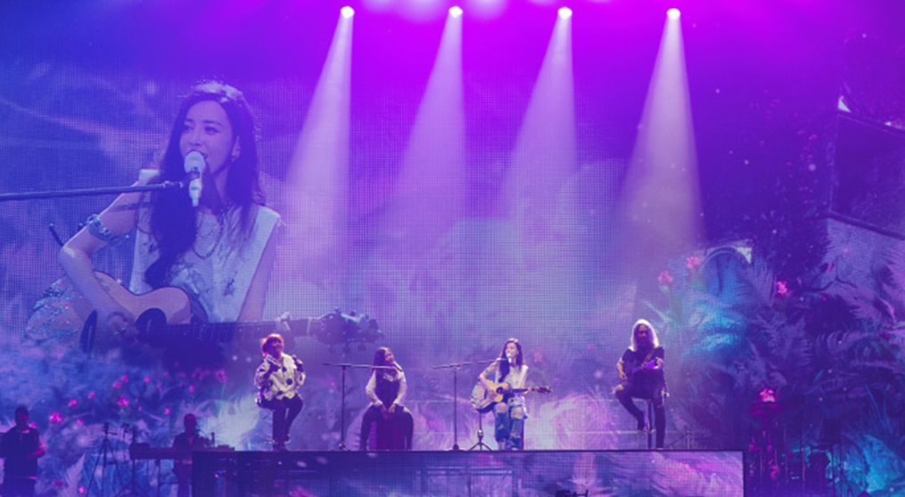 于文文北京演唱会LED透明屏项目