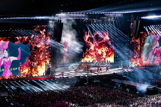 天后回归！304AM永利LED巨幕助力张韶涵打造梦幻舞台，唱响哈尔滨！